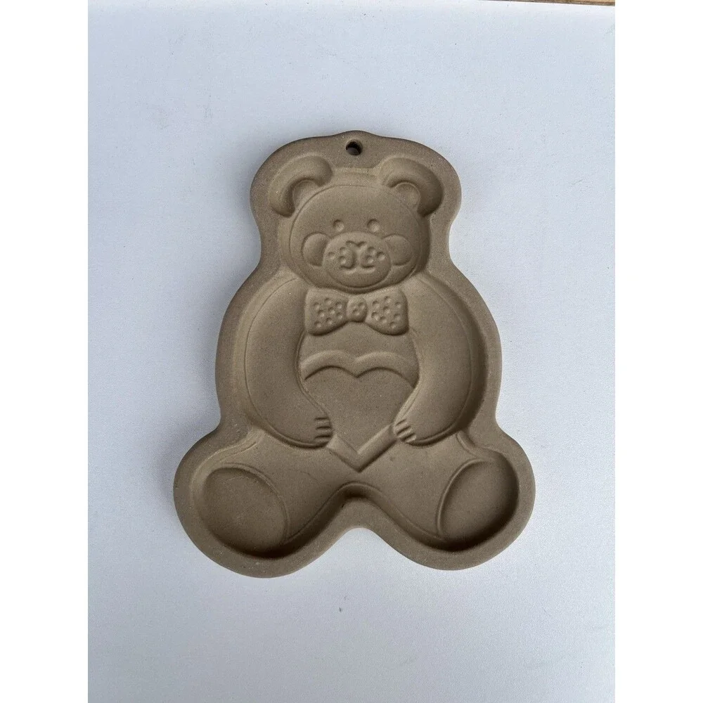 Vintage 1991 The Pampered Chef Teddy Bear‎ Cookie Mold